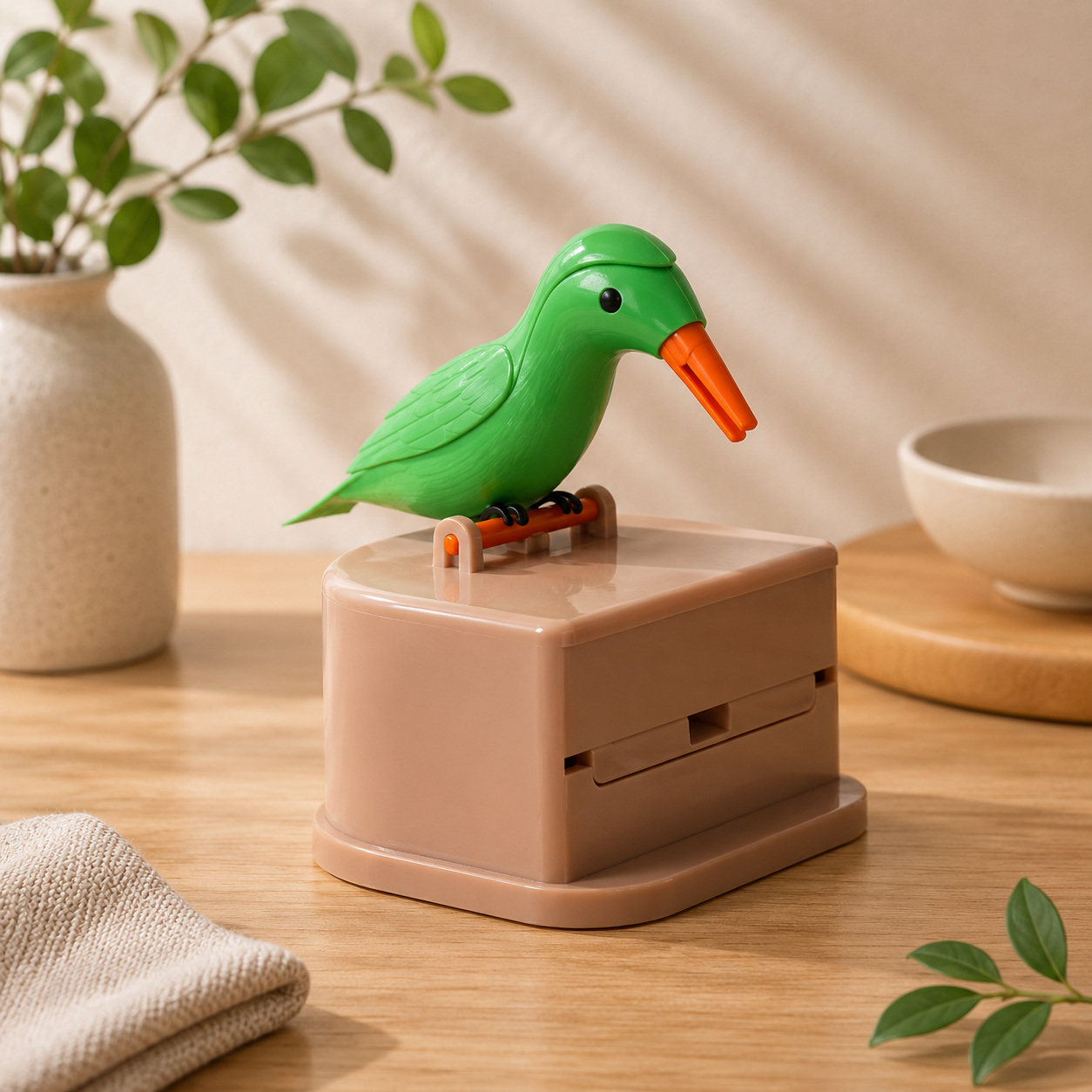 Pajarito Mágico – Dispensador Automático de Palillos