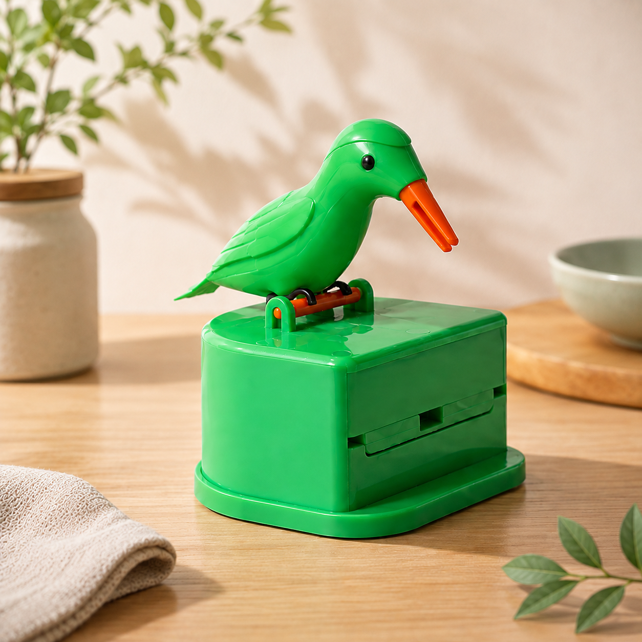 Pajarito Mágico – Dispensador Automático de Palillos